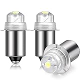 Honoson 30 Lumen 3-Volt LED Replacement Flashlight Bulbs Torch Bulb with 10 Year Lifespan, 41-1643(3)