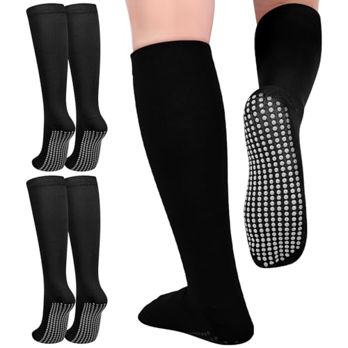 Croloose 3 Pair Non Slip Compression Socks for Women Men