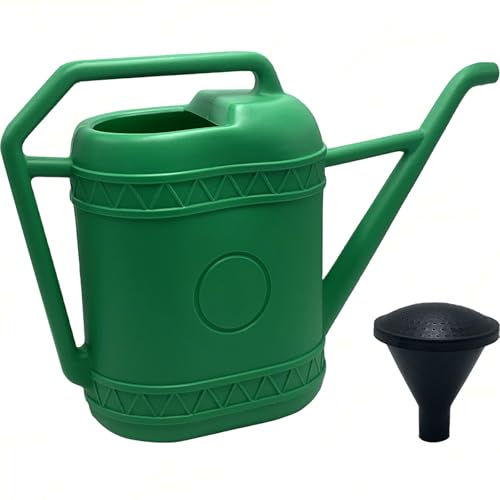 Sicignano Annaffiatoio 9 Litri con Doccetta Microforata e Manico, Plastica, Colori Assortiti, Irrigare Fiori Piante Vaso Giardino Terrazzo, Made in Italy