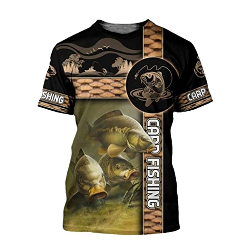 T-shirt Harajuku homme manches courtes imprimé 3D col rond mode urbaine C-16 M