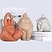 XYQXYQ Fat Lady Figurines Yoga Decor,Woman Sculpture Yoga Figurine Creative Woman Ornament Vintage Home Decoration Room Table Craft Gifts (B)