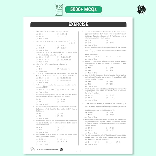 Image of PW All in One IBPS Clerk Prelims & Mains Exams 2025-26 | Chapterwise Theory and Exercises | 10 Previous Solved Papers (Till Oct 2024) and 5 Online CBT Tests English Edition [Paperback] PW (PW)