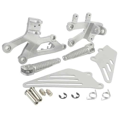 Repose-pieds avant de précision pour Ninja ZX12R argent robuste - 2