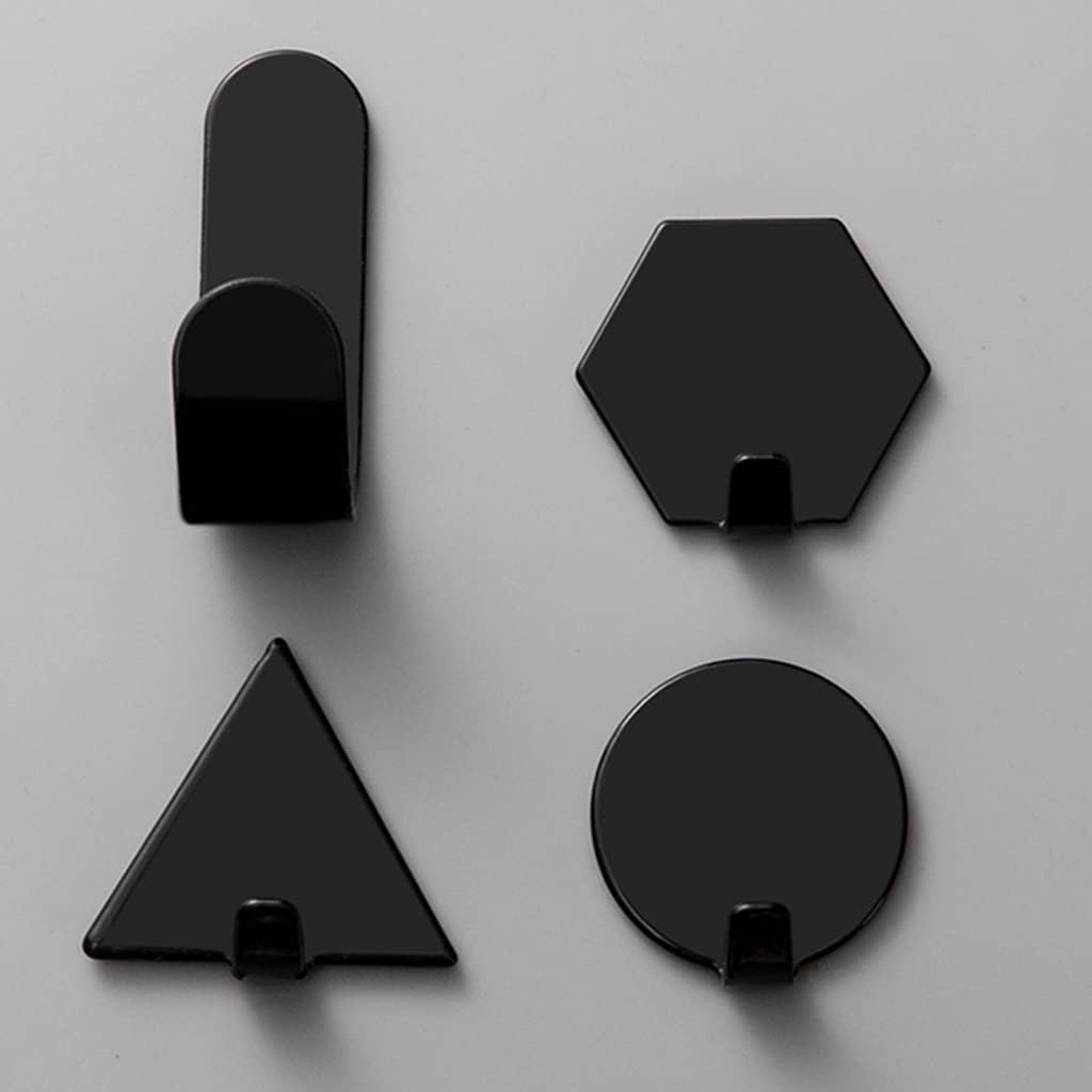 Perforation-Free Load-Bearing Hook Wall-Mounted Wall is Firm and Non-Marking Sticky Hook, Nail-Free Sticky Hook Behind The Dormitory Door(D)