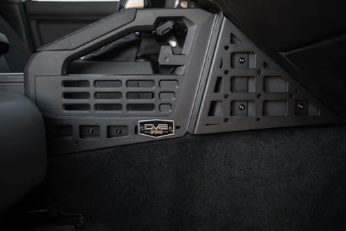 DV8 Center Console Molle Panels & Digital Device Mount for 2024-2026 Toyota Tacoma | Compatible w/ Bulletpoint & RAM Mounts | Quick Access to Daily Gear & Digital Devices | Black Powder Coat | Steel by DV8 Offroad - Used condition - Image 8