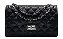 Black Metal&leather Chian-medium