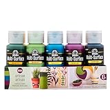 FolkArt, Artisan, Multi-Surface Acrylic Craft Paint Set, 10 Piece, Satin Finish Colors, Perfect for DIY Arts and Crafts Projects