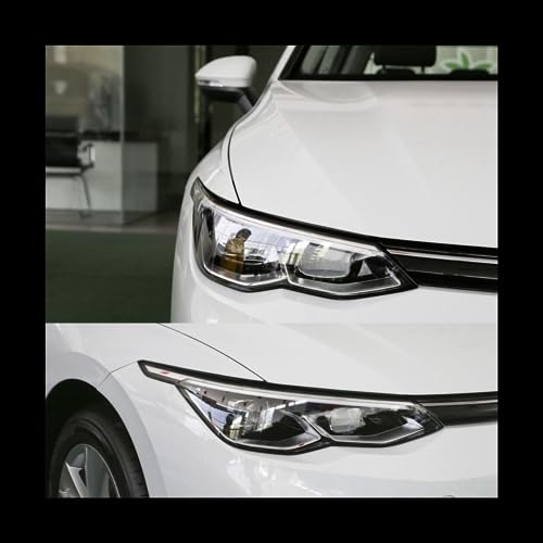 Coque de phare droit pour VW Golf Mk8 2020-2022 cache transparent de remplacement