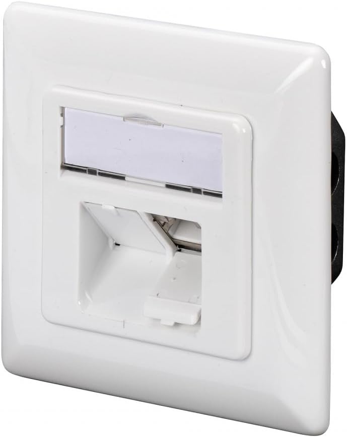 Digitus CAT 6 Wall Outlet Flush Mount, White