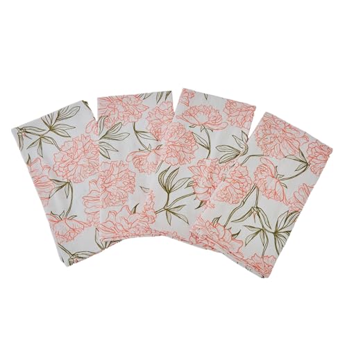 Servilletas de tela Peony Blossom 100% algodón set x4 miniatura 2