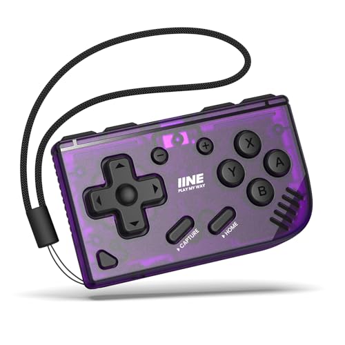 IINE Mini Retro Wireless Controller, Micro Remote Controller for Switch/OLED, PC, Android and IOS,...
