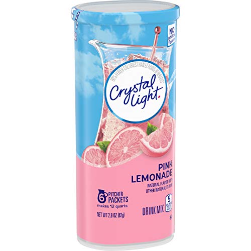 Crystal Light Pink Lemonade Drink Mix (36 Pitcher Packets, 6 Canisters Of 6) #TOP6