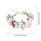 Blumenkrone, Blumenkranz, Blumen Haarkranz, Damen Blumenstirnband, Blumenkranz Hochzeit, Blumen Stirnbänder Kopfschmuck, Einstellbares Farbband, für Hochzeitsfeiern, Feste, Strandpartys