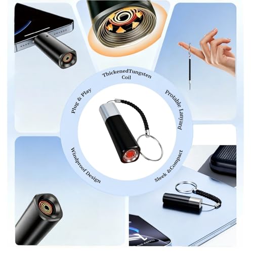 Encendedor Eléctrico USB C Mini Tipo-C Pack 2 miniatura 4