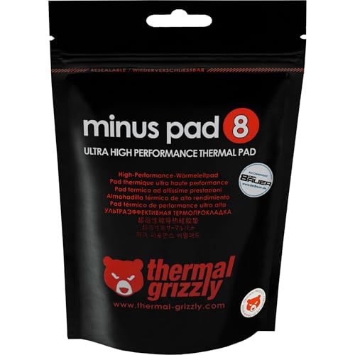 Image of Thermal Grizzly Thermal Pad Minus Pad 8 30x30x1.5mm (Pink)