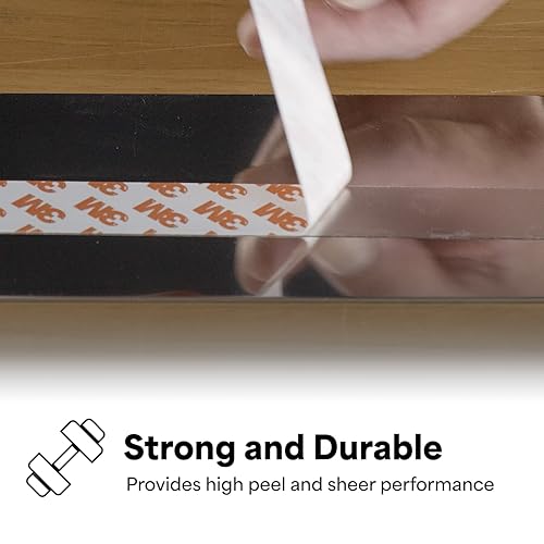 Image of 3M GPT-020 Double Coated Tape, High Tack Acrylic Adhesive, Bonding, Attaching, Clear, 0.5 in x 50 m, Case of 24 Rolls