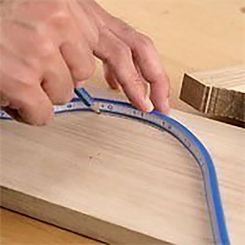Courbe flexible de mesure 50cm Flex Design pour dessin et traçage - 3
