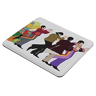French Unicorn Tapis de Souris Aspect Cuir The Beatles Yellow Submarine Dessin Film 70’s Hippie Pop – 22 x 18 cm - Les Beatles, Paul McCartney, John Lennon, RIngo Starr, George Harrison French Unicorn Tapis de Souris Aspect Cuir The Beatles Yellow Submarine Dessin Film 70's Hippie Pop - 22 x 18 cm – Image 3