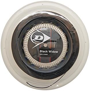 DUNLOP Black Widow 1.26mm Tennis String - 200m Reel