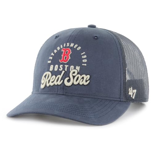 '47 Brand Trucker Cap - Pitstop Boston Red Sox Vintage Navy