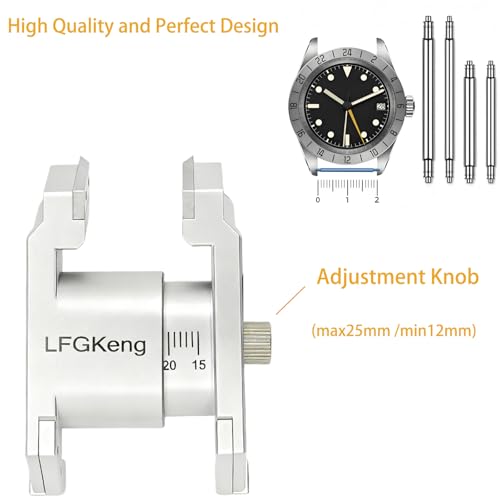 LFGKeng Watch Bracelet Removal Tool, Silver U-Shaped Spring Bar Tweezer by LFGKeng - Used condition - Image 5