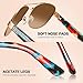 CARFIA Acetate Metal Sunglasses for Women Polarized UV Protection Trendy Fashion Style CA2305