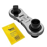 SabreCut 1 x MRSC08 Il più piccolo mini micro cricchetto da 6,3mm ESAGONALE 1/4" con attacco quadrato in acciaio inossidabile professionale a 72 denti Chiave a cricchetto a mano minuscola