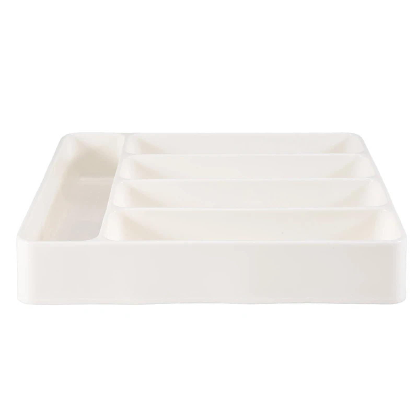 Portaposate 2 pezzi organizer for cassetti da cucina vassoio cucchiaio posate separazione finitura scatola di immagazzinaggio posate organizzazione di stoccaggio da cucina Porta Posate