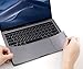Price comparison product image FORITO Palm Rest Cover Skin with Trackpad Protector for New 15 Inch MacBook Pro Model A1707 with Touch Bar, 2017 or 2016 Released (Space Gray)