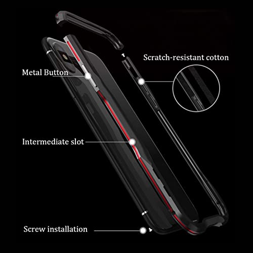 Coque de pare-chocs en métal iPhone 11 cadre aluminium rigide bleu - 4