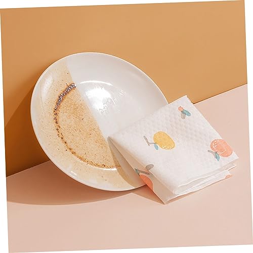 Paños de cocina desechables de alta absorción en húmedo y seco para encimeras y ollas, 4 rollos 4