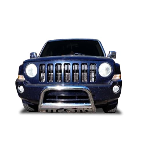 Image of Black Horse BB080800-SP Stainless Steel Bull Bar Compatible with 2008-2017 Jeep Patriot