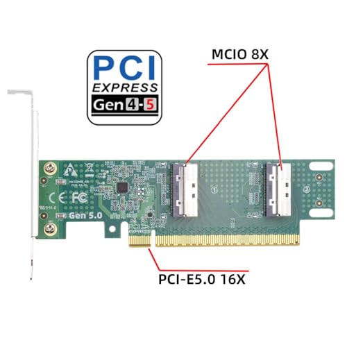 Adaptador Raid Virtual Cablecc soluciona cuellos de botella conectando VROC Mini Cool Edge a PCIe 5.0 3