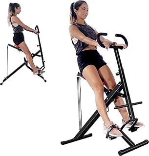 Dskeuzeew Squat Trainer Ride Rowing Machine, Squat Machine Total Crunch Fitness Strength Cardio Training Full Body Exercise for Abs Arms Legs Back and Glutes, Ab Workout Equipment for Home Gym