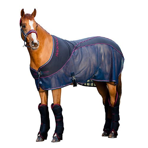 Produktfoto von Horseware Hybrid- Abschwitzdecke Rambo Sport Cooler Größe 155, Farbe navyburge