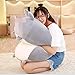 Heguowei Mignon Gros Chien Chat Pingouin Cochon Grenouille en Peluche Jouet en Peluche Doux Animal Dessin animé Oreiller Belle noël Enfants Jouet Toto 90cm