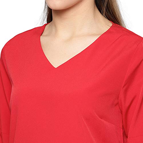 Image of Harpa Women V-Neck Solid Top