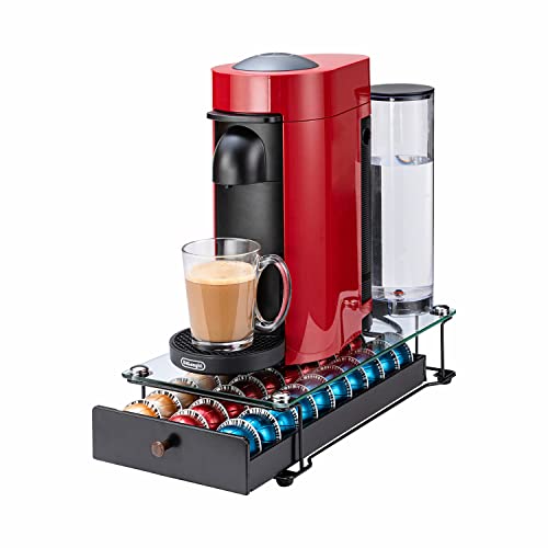 Comparison: Best Nespresso Glass Drawer 6 Rice rat Vertuo Capsule Holder Drawer for Nespresso With Glass (Class-30 Pods)