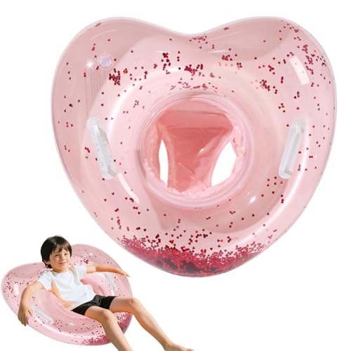 Colchón de piscina en forma de corazón – Flotadores y colchones de aire inflables para, piscina y lagos – Decoración para fiestas de graduación, bodas y compromisos