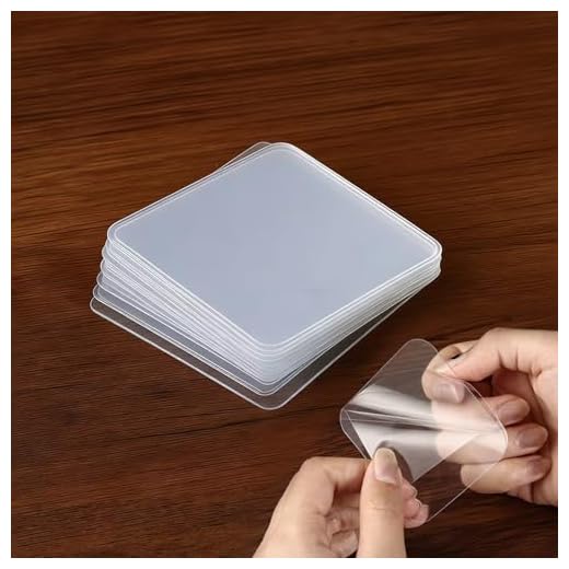 20PCS Double Sided Mounting Tape Waterproof Heavy Duty Clear Adhesive Pads Sticky Tape for Walls Picture Hanging DIY Home and Office Use