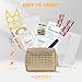 Kitgo Mini First Aid Emergency Clutch Kit -Mother Day Women's Day Gift Compact Safety Pouch Party Bag with 36 Essential Items for Girl Lady Mother Wife Nurse for Girl Lady Mother Wife Nurse (GOLD new)