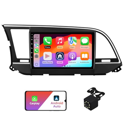 2+32G Android 13 Double Din Car Radio Stereo for Hyundai Elantra 2016 2017 2018 with 9