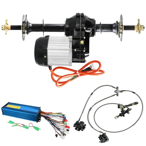 30" Go-Kart Rear Axle Kit with 3 Stud Wheel Hub