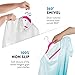 Zober Velvet Hangers 100 Pack - Heavy Duty Pink Hangers for Coats, Pants & Dress Clothes - Non Slip Clothes Hanger Set - Space Saving Felt Hangers for Clothing