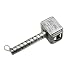 Keklle Thor Hammer Bottle Opener | Beer Opener Big Perfect Bar Wine Mjolnir Silver 16.5x7cm (Silver)