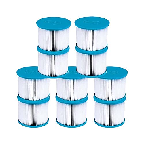 CleverSpa 80mm x 100mm Hot Tub Spa Replacement Water Filter Cartridges (10 pack)
