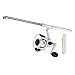 Docooler® Mini Aluminum Pocket Pen Fishing Rod Pole + Reel (Silver)