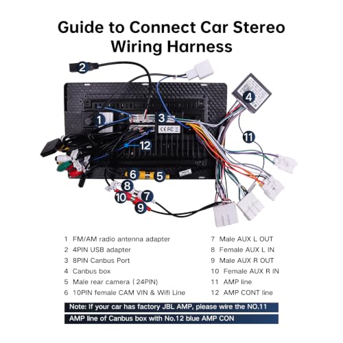 ViaBecs 16PIN Car Stereo Wiring Harness for Toyota Tundra Corolla 2013-2018 by ViaBecs - Used condition - Image 6