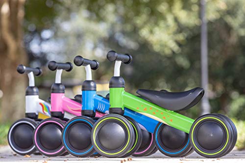 Image of Baby Balance Bike for 1 Year Old Boys and Girls, 12-24 Month Toddler Bikes. Best Gift Toy for First Birthday.