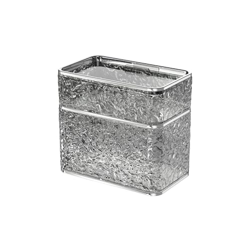 FETGKNBM2 Commercial Transparent Paper Towel Dispenser Wall Mount Plastic Clear Tissue Box Holder Multifunctional Facial Tissue Napkin Holder for Bedroom Bathroom Restroom